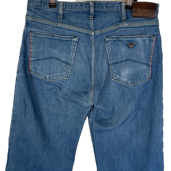 Giorgio Armani Jeans Cropped High-Rise J21 Regular Fit Size US 33 Premium AJ GA - Picture 11 of 16